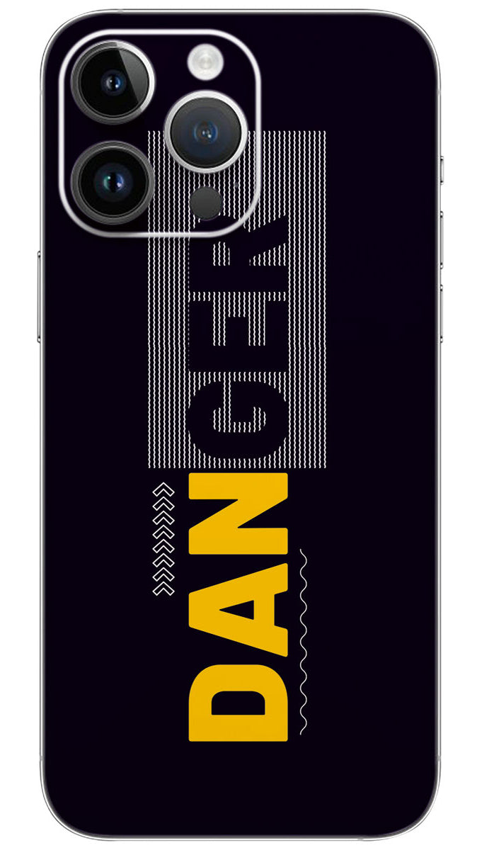 Danger quotes Mobile Skin Wrap - QUOA0104