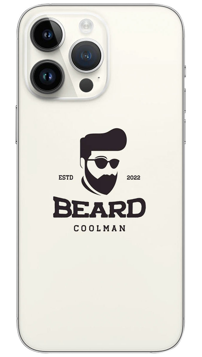 Beardgoals face cool vector design quotes Mobile Skin Wrap - QUOA0120