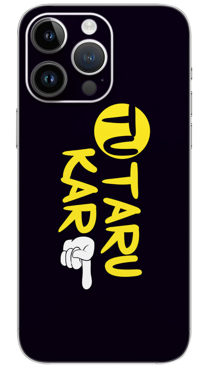 Tu taru kar quotes Mobile Skin Wrap - QUOG0040