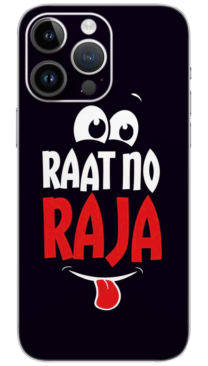 Raat no raja gujarati quotes Mobile Skin Wrap - QUOG0044