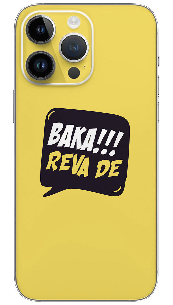 Baka revade quotes Mobile Skin Wrap - QUOG0069