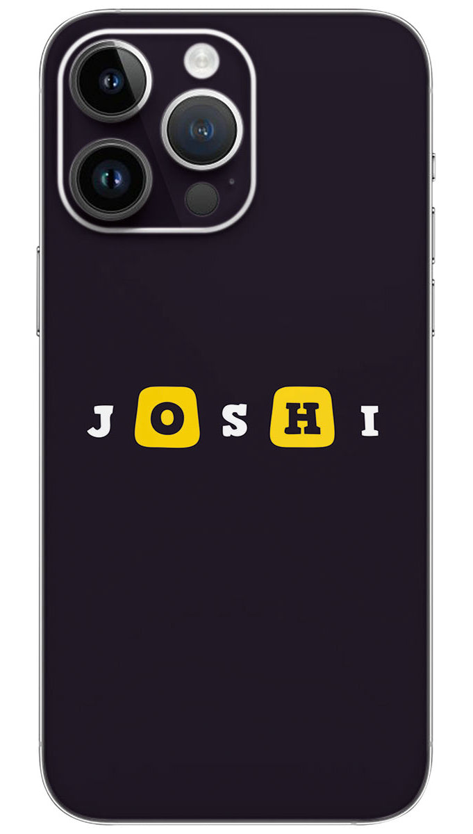 Joshi name Mobile Skin Wrap - REAS0044