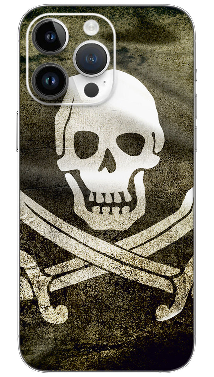 Pirate flag skul Mobile Skin Wrap - SKUL0001