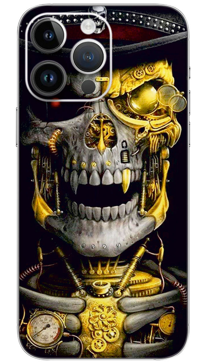 Steampunk Skull Mobile Skin Wrap - SKUL0007
