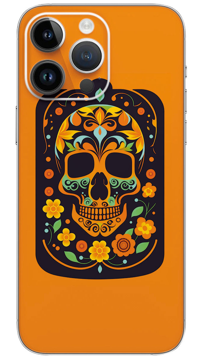 Day of the Dead Sugar Skull Mobile Skin Wrap - SKUL0036