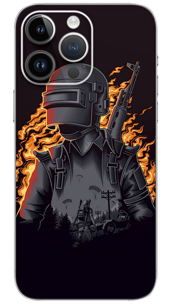 Pubg fighter Mobile Skin Wrap - SPOR0011