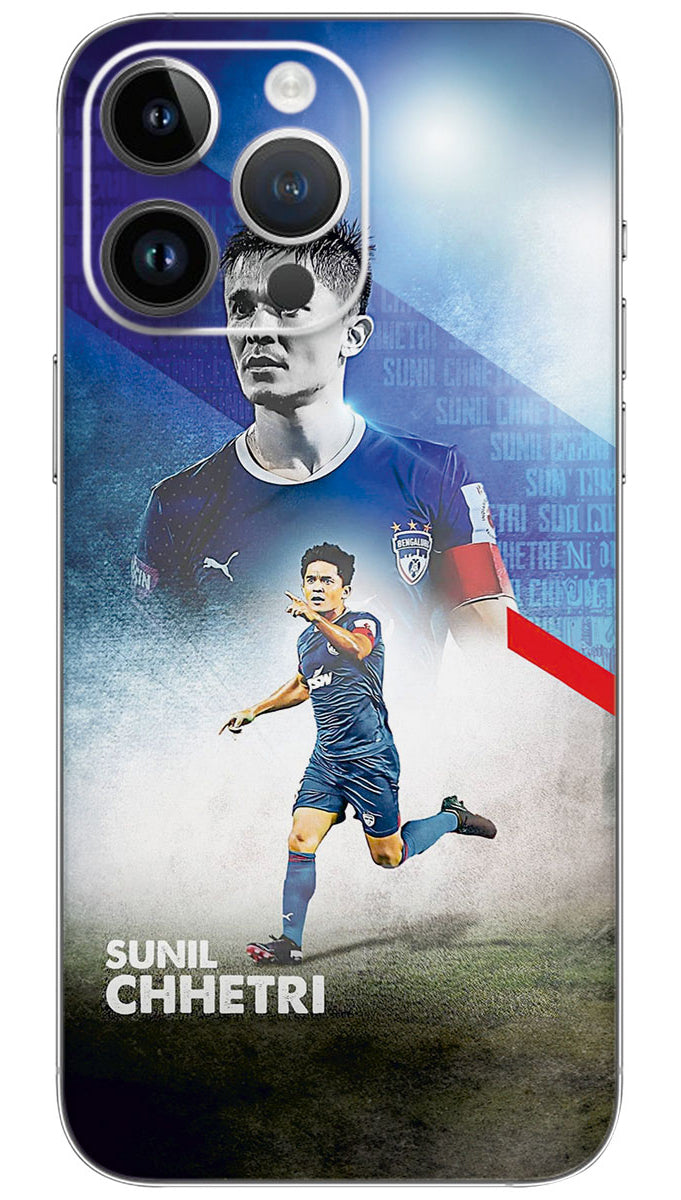 Sunil chhetri indian footballer Mobile Skin Wrap - SPOR0273