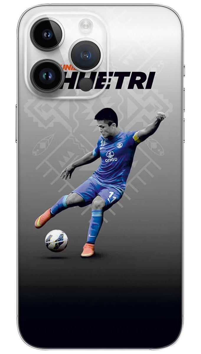 Sunil Chhetri Football Love Mobile Skin Wrap - SPOR0277