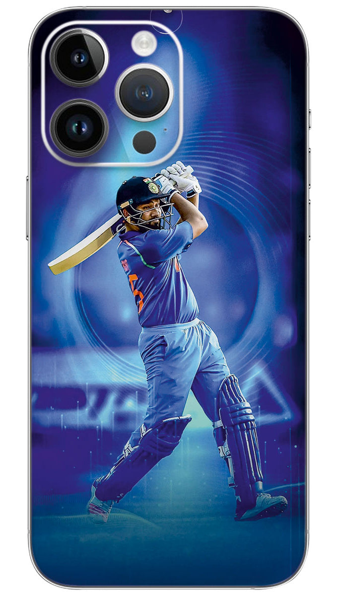 Rohit Sharma Cricketer Mobile Skin Wrap - SPOR0385