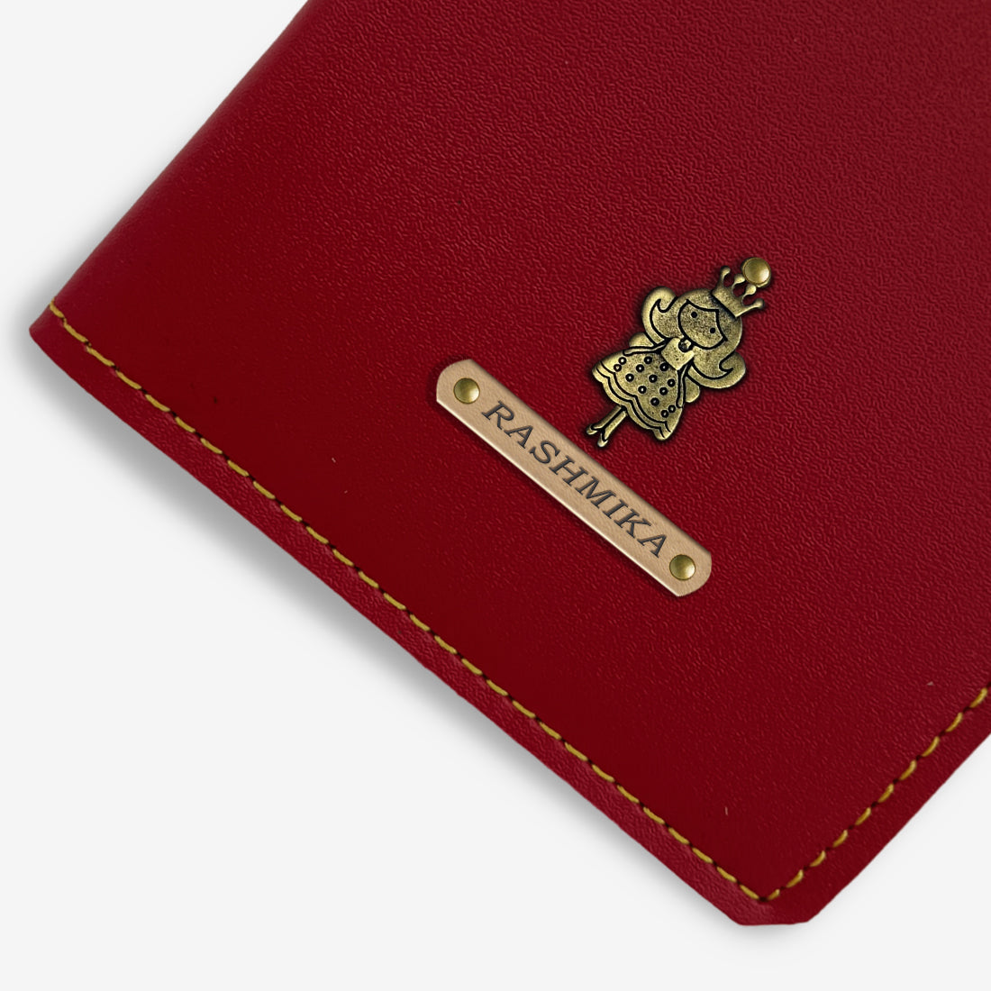 PERSONALISED PASSPORT COVER - WINE