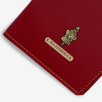 PERSONALISED PASSPORT COVER - WINE