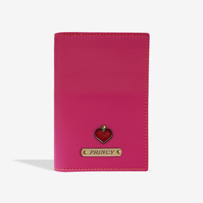 PERSONALISED PASSPORT COVER - PINK