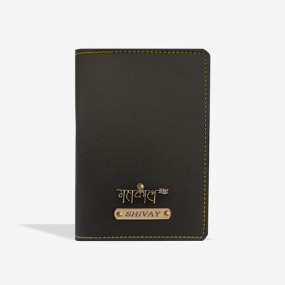 PERSONALISED PASSPORT COVER - GRAY