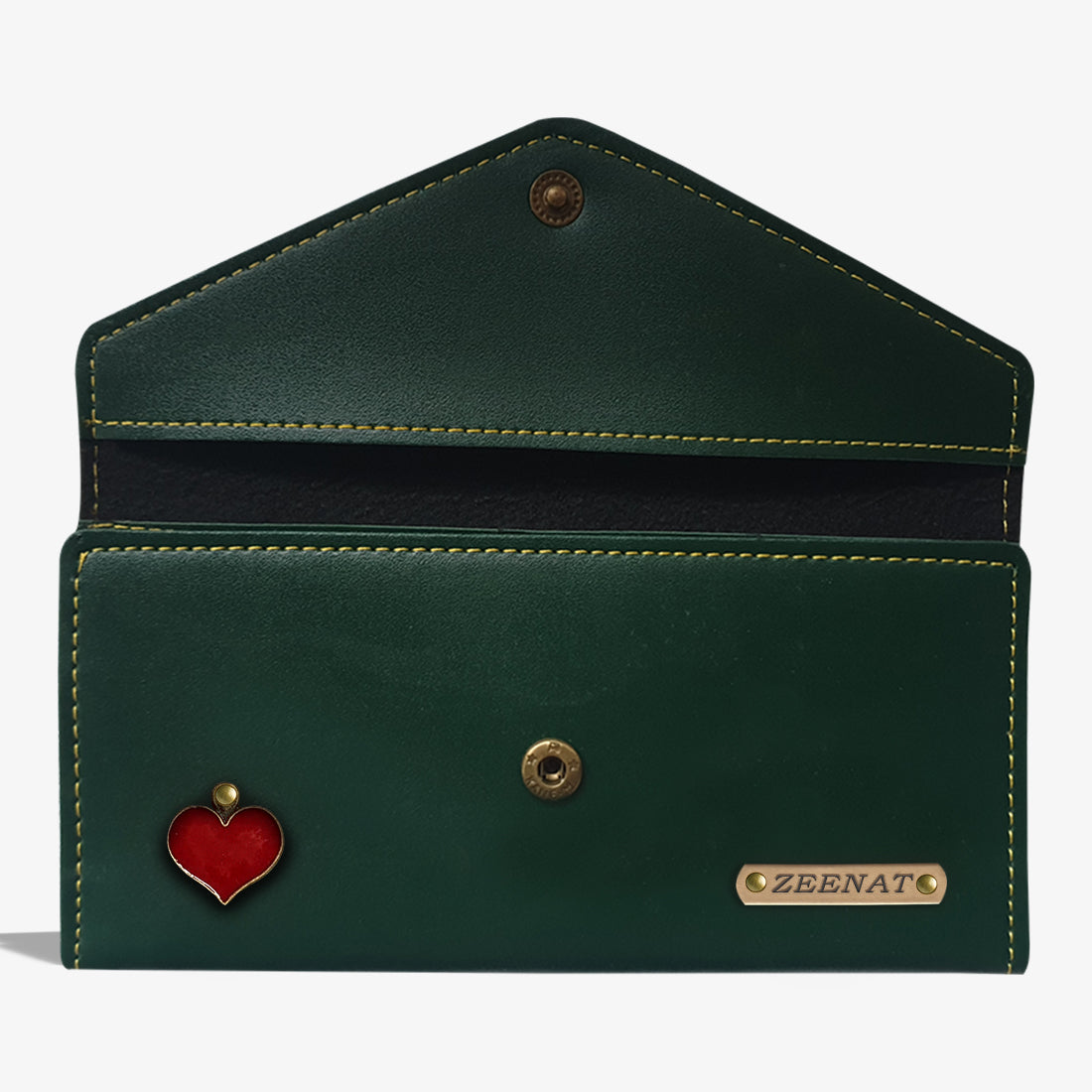 PERSONALIZED WOMEN'S WALLET - OLIVE