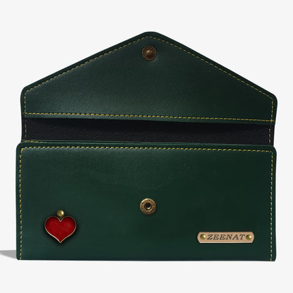 PERSONALIZED WOMEN'S WALLET - OLIVE