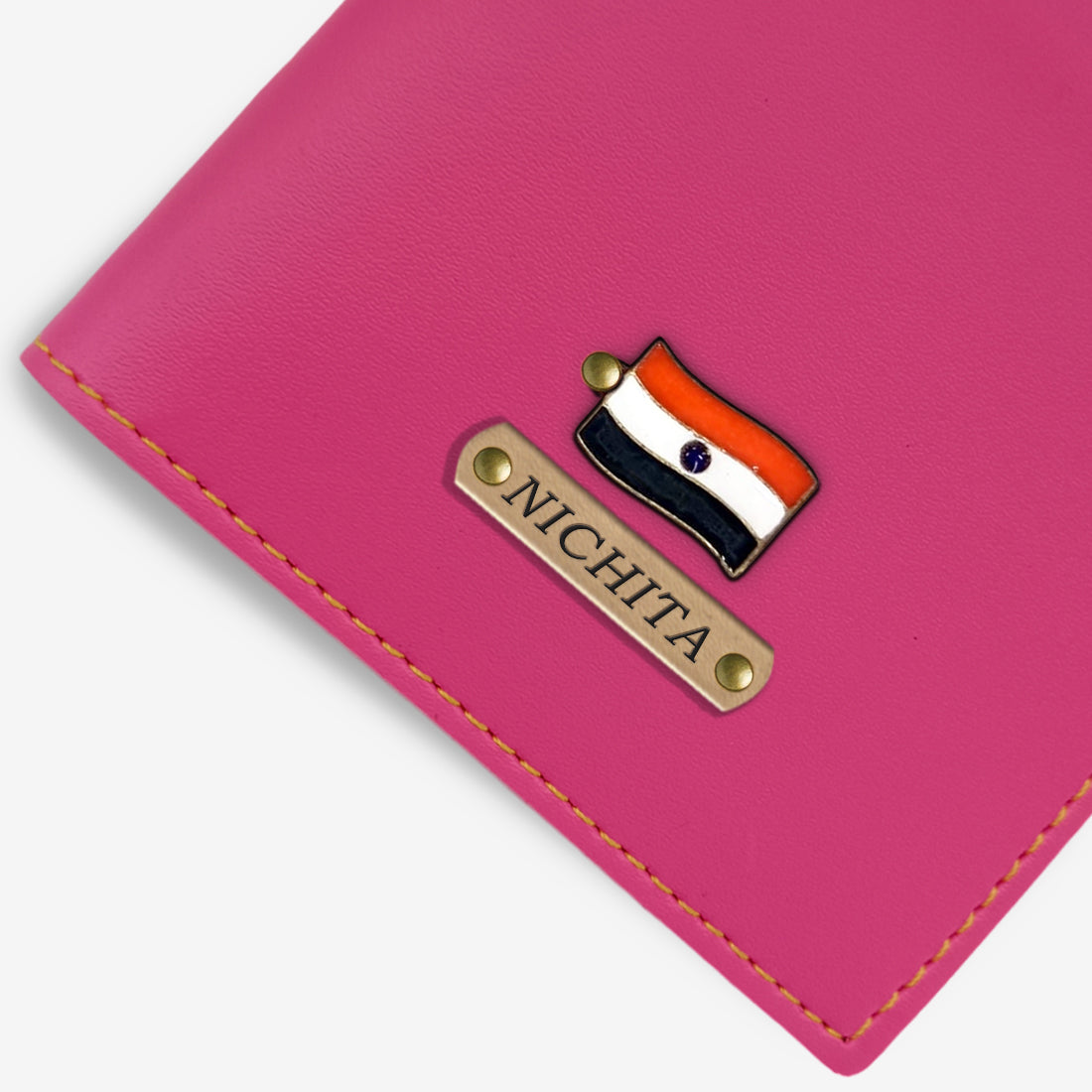 EXCLUSIVE PERSONALISED PASSPORT COVER - PINK