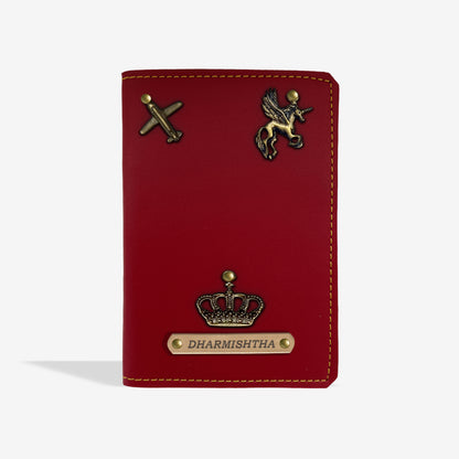 EXCLUSIVE PERSONALISED PASSPORT COVER - WINE