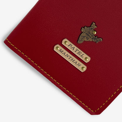 PREMIUM EXCLUSIVE PERSONALISED PASSPORT COVER - WINE