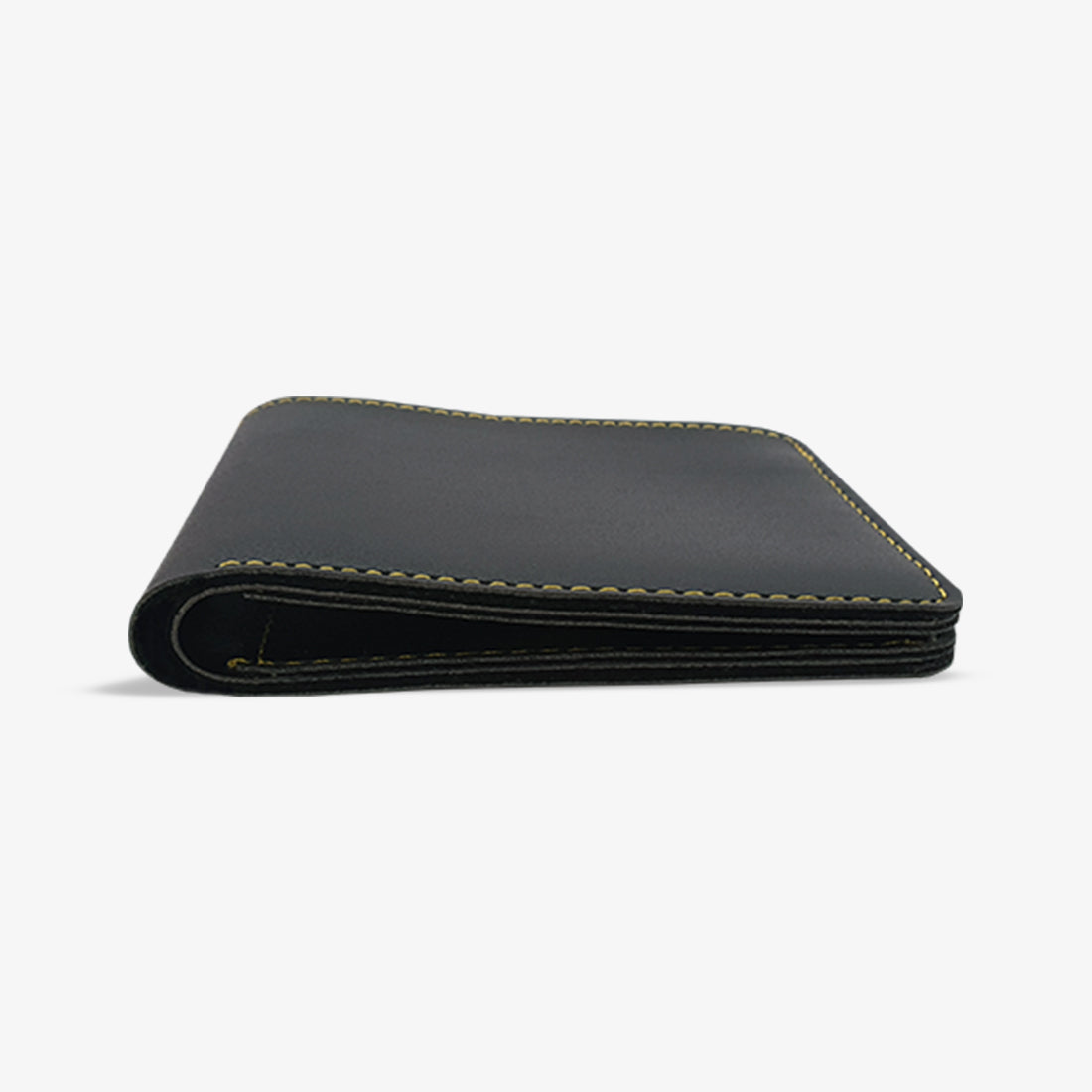 PERSONALISED MENS WALLET WITH CHARM - BLACK