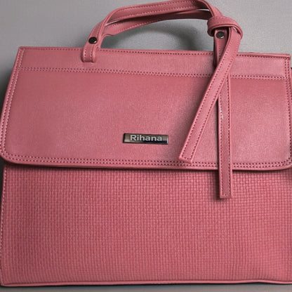 PERSONALISED PURE LEATHER KATE HANDBAGS FOR WOMEN - LIGHT PINK