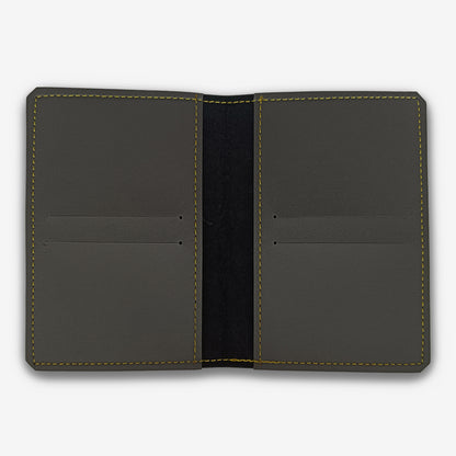 PERSONALISED PASSPORT COVER - GRAY