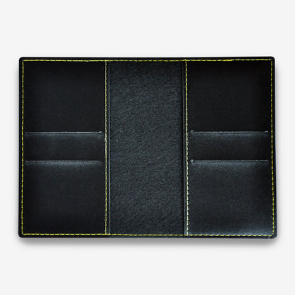 EXCLUSIVE PERSONALISED PASSPORT COVER - BLACK