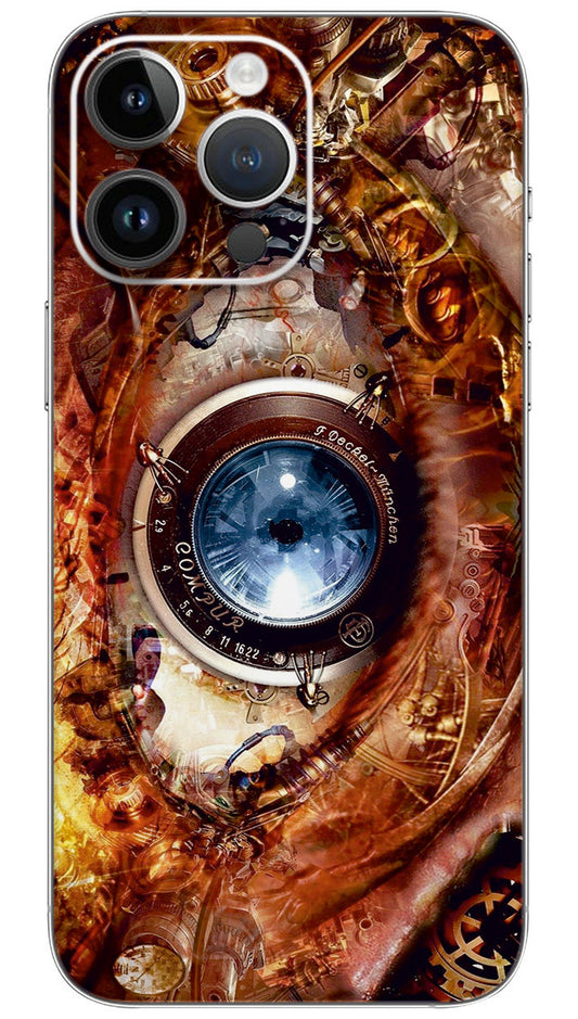 Crazy Machine Eye Mobile Skin Wrap  - ABS0001