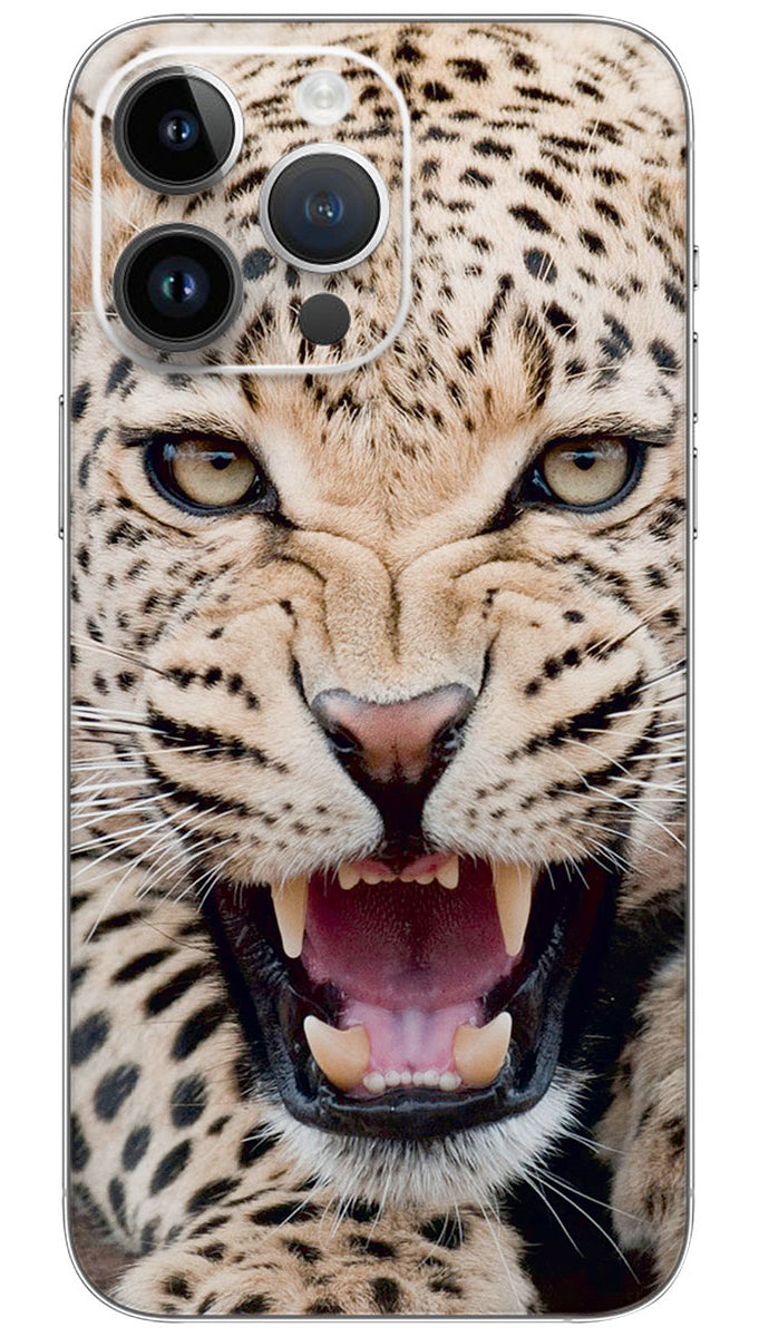 Leopard Cat  Mobile Skin Wrap  - ANI0003