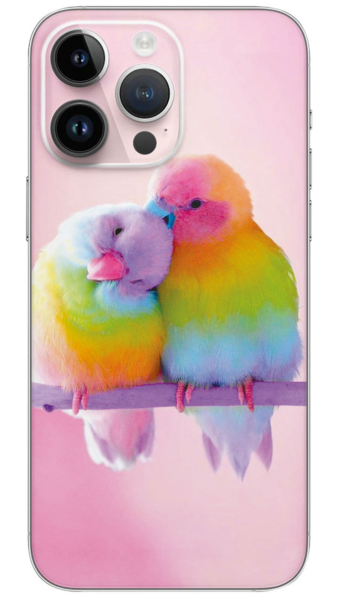 Diy pink bird  Mobile Skin Wrap  - ANI0088