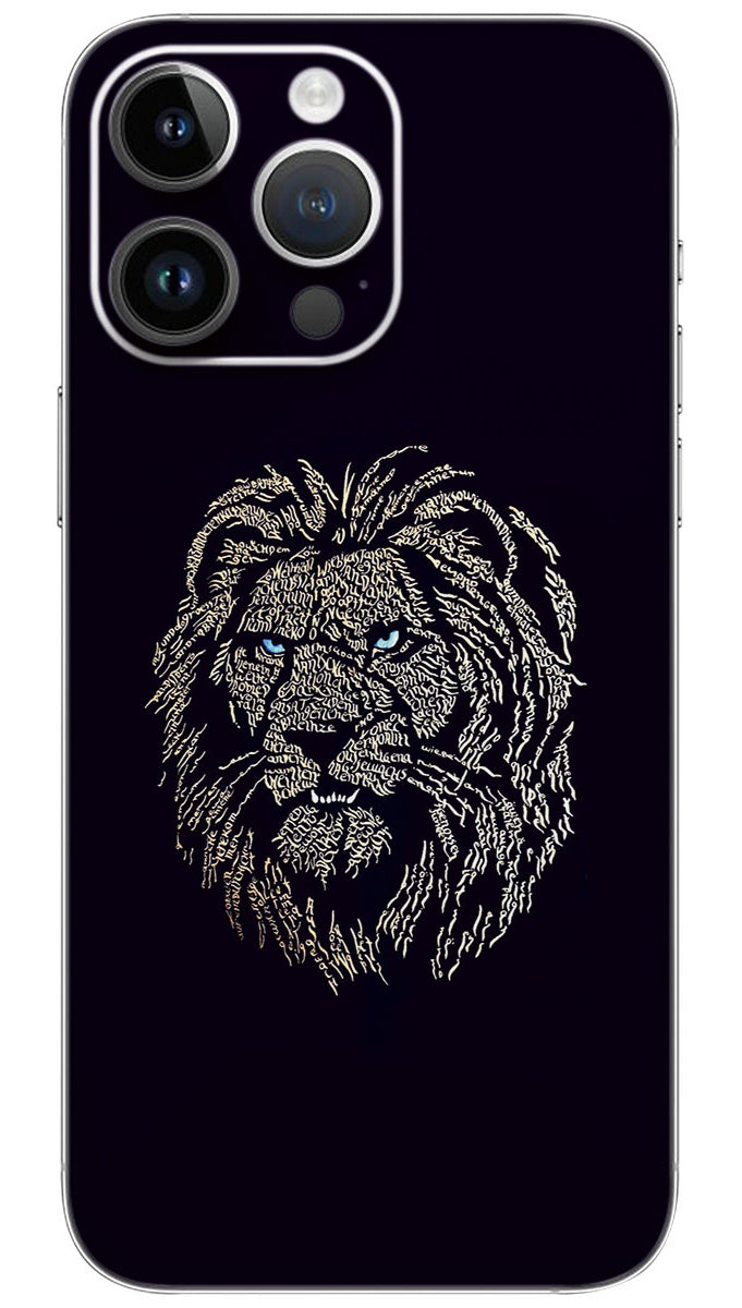 Crystal design lion Mobile Skin Wrap  - ANI0196