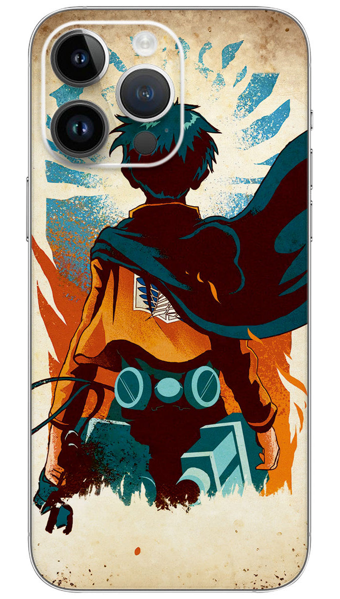 Anime Attack On Titan  Mobile Skin Wrap  - ANIME0032