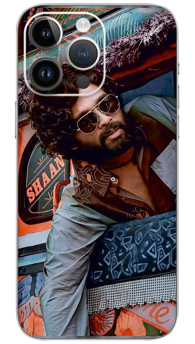 Pushpa 2 allu arjun  Mobile Skin Wrap  - BOLL0002