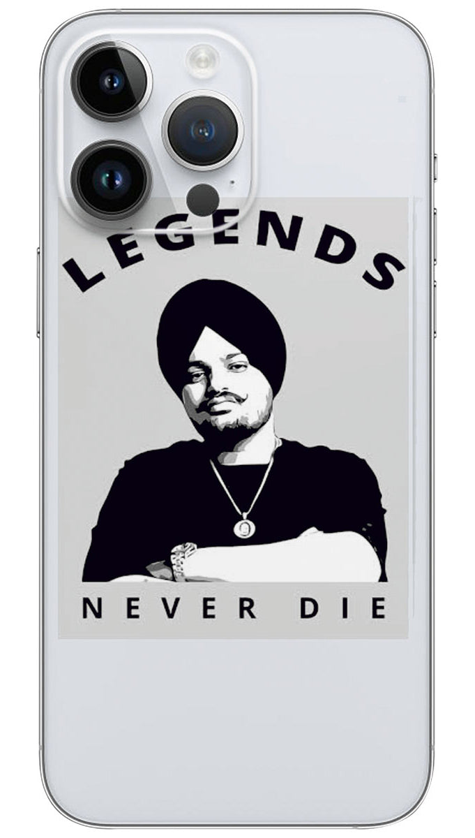 Legends never die shidhu moosewala Mobile Skin Wrap  - BOLL0128