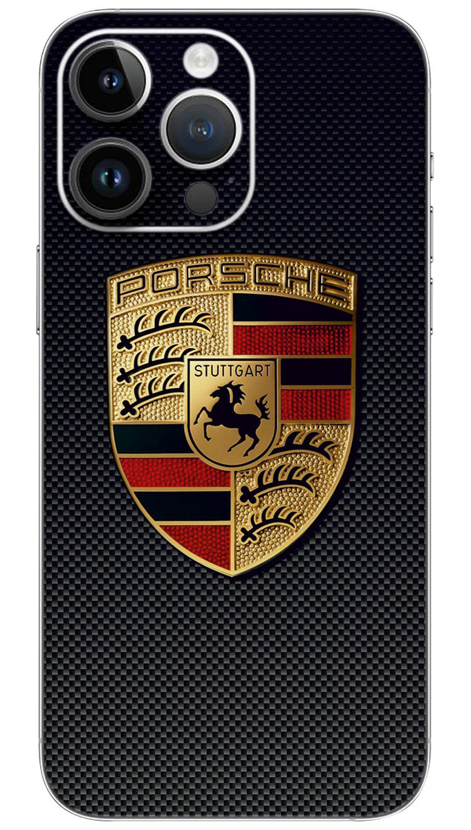 Porsche car symbol  Mobile Skin Wrap  - BR0109