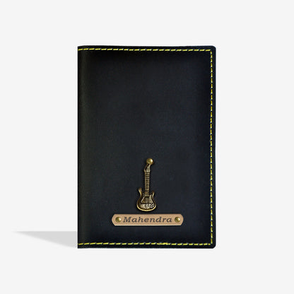 PERSONALISED PASSPORT COVER - BLACK