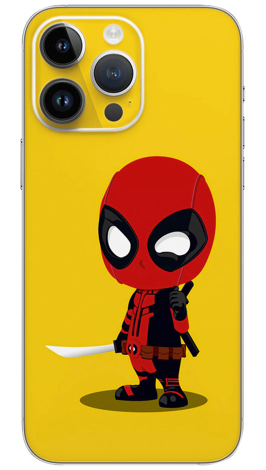 Deadpool Cartoon Mobile Skin Wrap  - CART0039