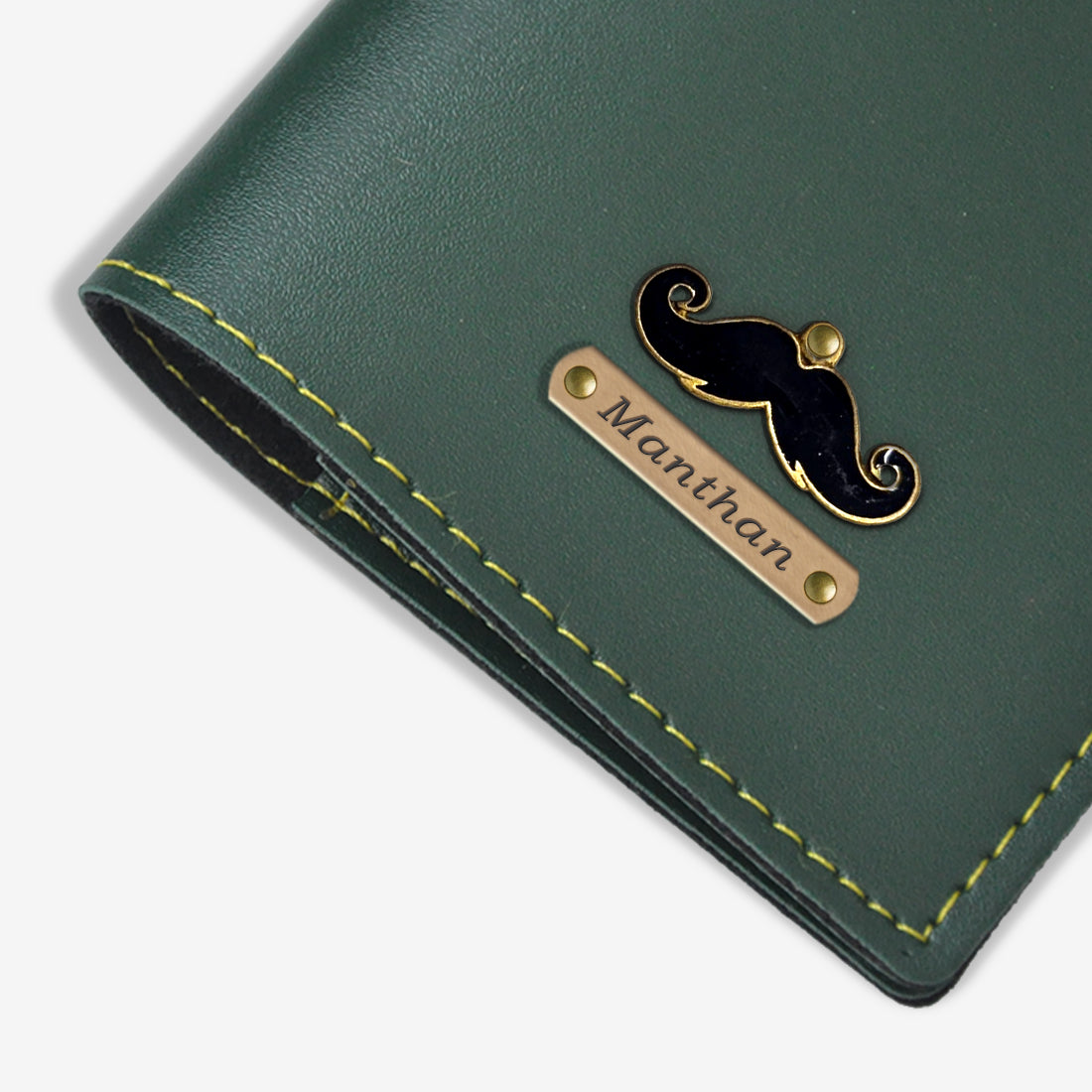 PERSONALISED PASSPORT COVER - OLIVE