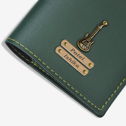 PREMIUM EXCLUSIVE PERSONALISED PASSPORT COVER - OLIVE