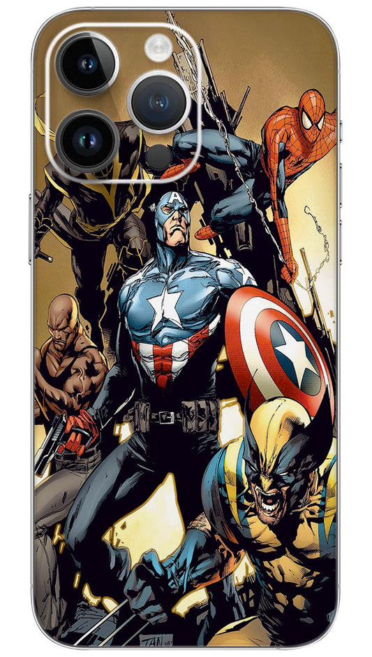 The New Avengers, captain Mobile Skin Wrap  - HOLL0004