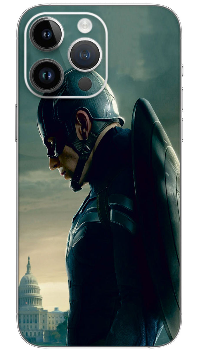 Captain America The Winter Soldier UK Release Date Mobile Skin Wrap  - HOLL0023