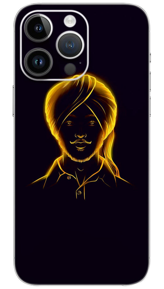 Bhagat Singh Mobile Skin Wrap  - IND0024