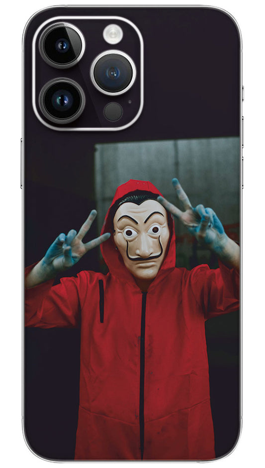 MONEY HEIST JOKER FACE Mobile Skin Wrap  - JOK0035