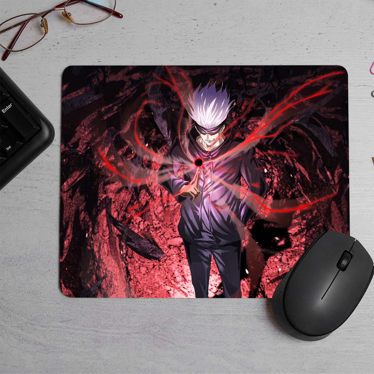 Replix Anime satoru gojo Printed Mouse Pad (DESIGN-39)