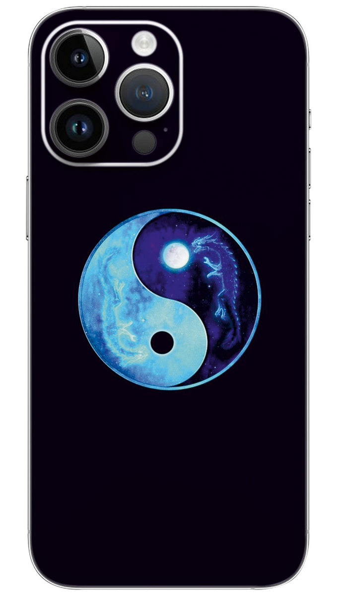 Ying yang symbol of water NATURE Mobile Skin Wrap  - NATU0017