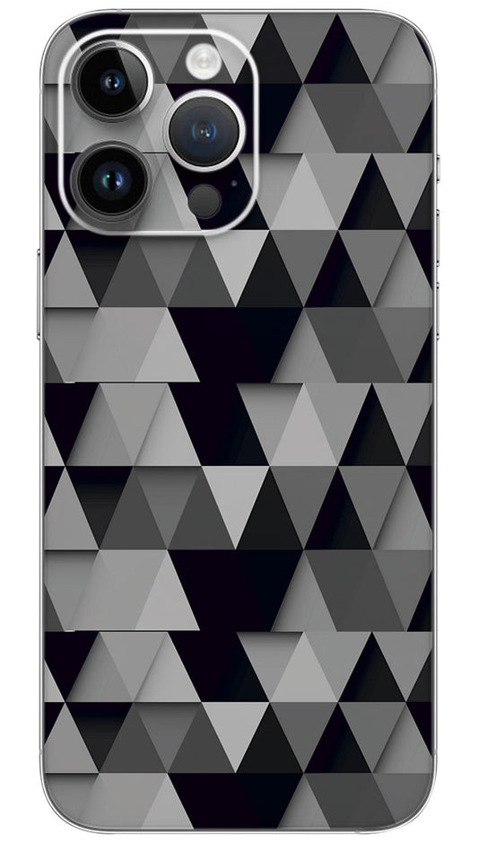 Abstract Black Mobile Skin Wrap  - PATTC0009