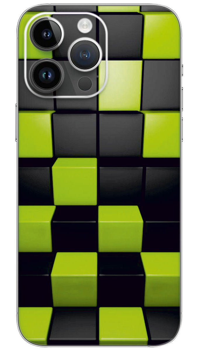 3D Cube Mosaic pattern Mobile Skin Wrap  - PATTC0122