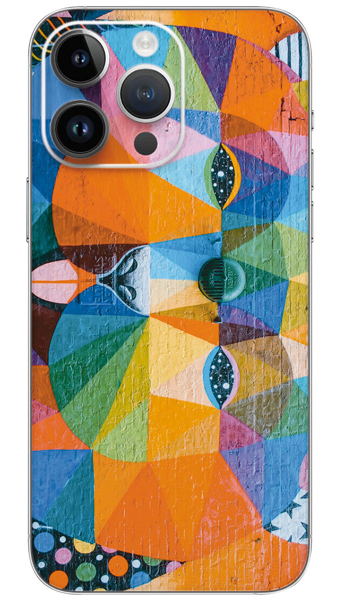 MULTICOLORED pattern Mobile Skin Wrap  - PATTC0136