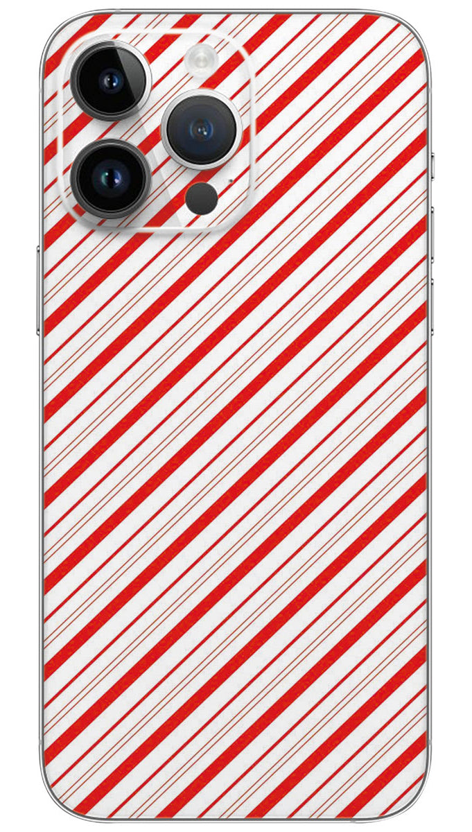 Candy Cane Stripes pattern Mobile Skin Wrap  - PATTC0168