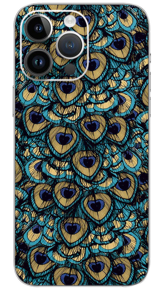 Peacock feather pattern Mobile Skin Wrap  - PATTC0196