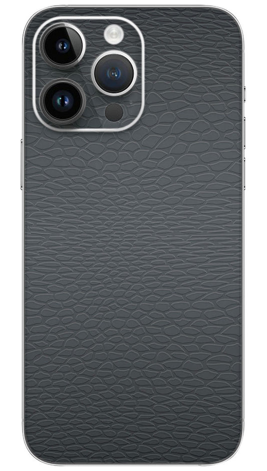 Gray leather texture pattern Mobile Skin Wrap  - PATTL0036